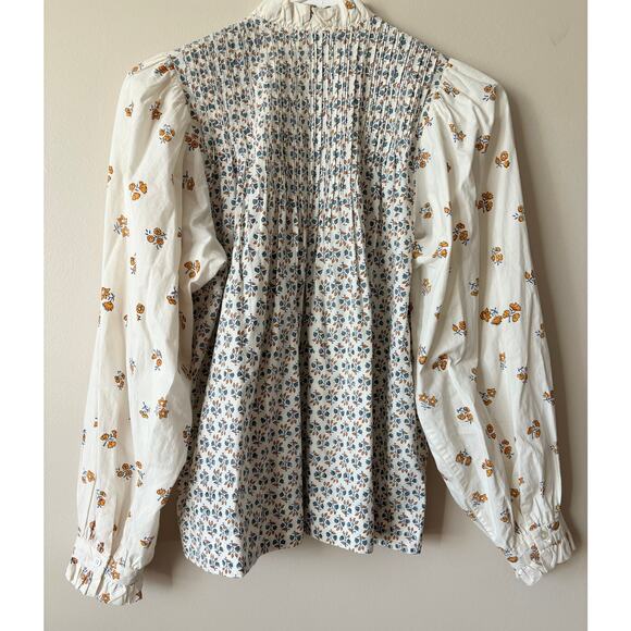 DOEN Silene Top in Floral Meadow Mixed Print XS - Picture 10 of 12